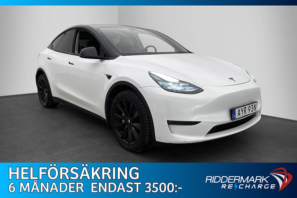 Tesla Model Y Long Range AWD Dragkrok Pano AP MOMS