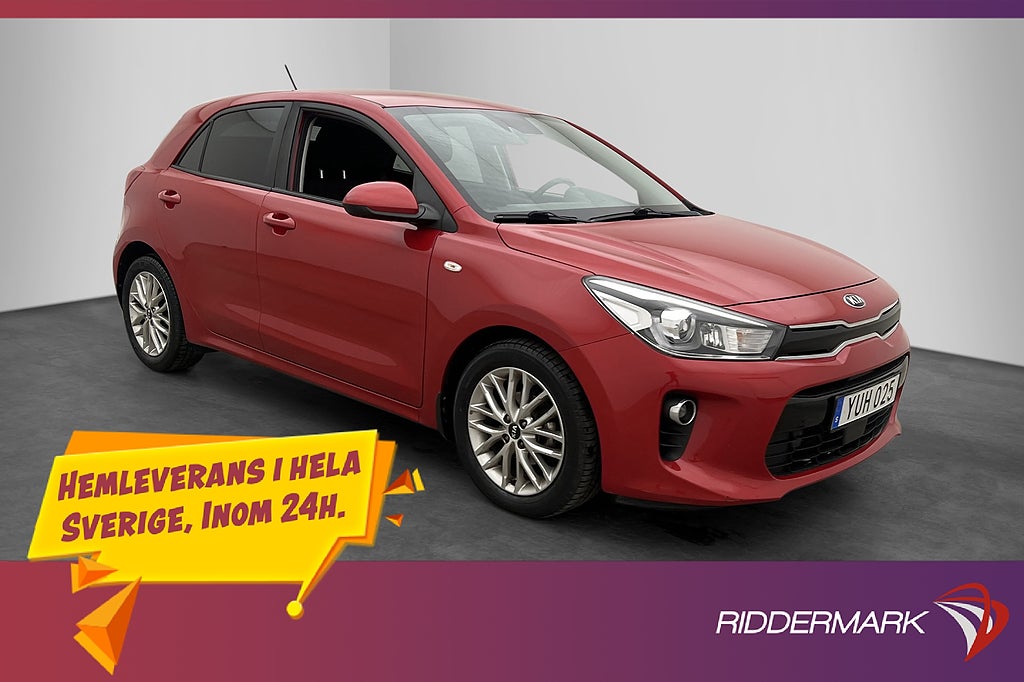 Kia Rio 1.4 CVVT 99hk Advanced Kamera Rattvärme CarPlay