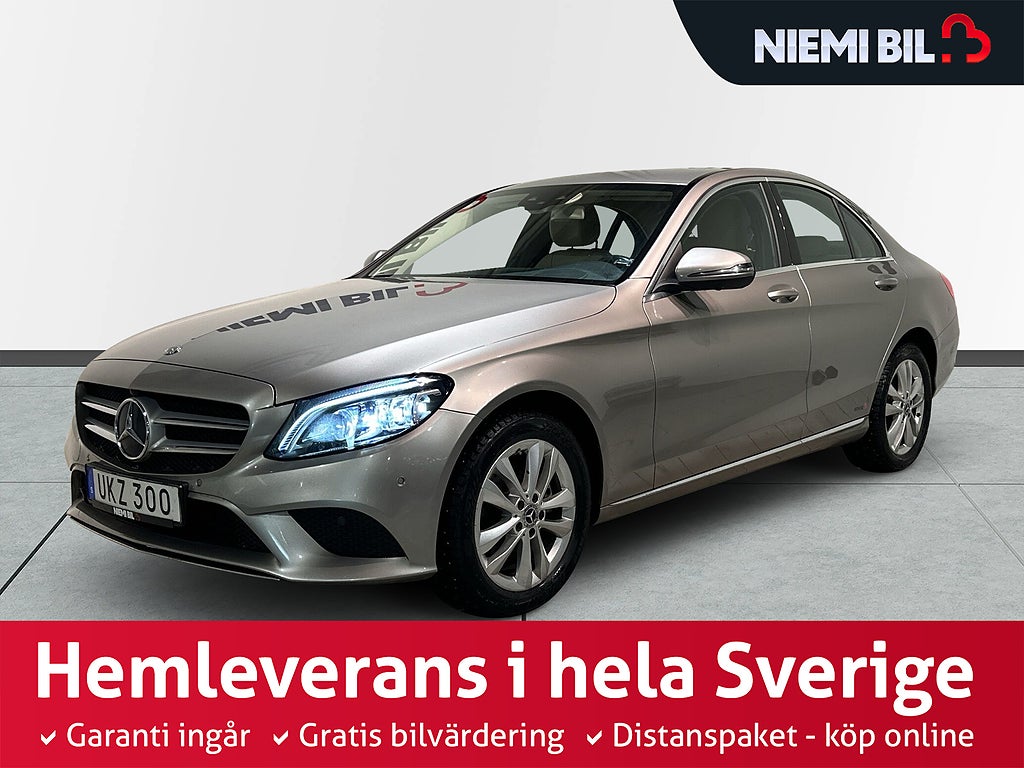 Mercedes-Benz C 200 4M 9G Avantgarde 360° HuD Mvärm GPS Drag S/V-hjul