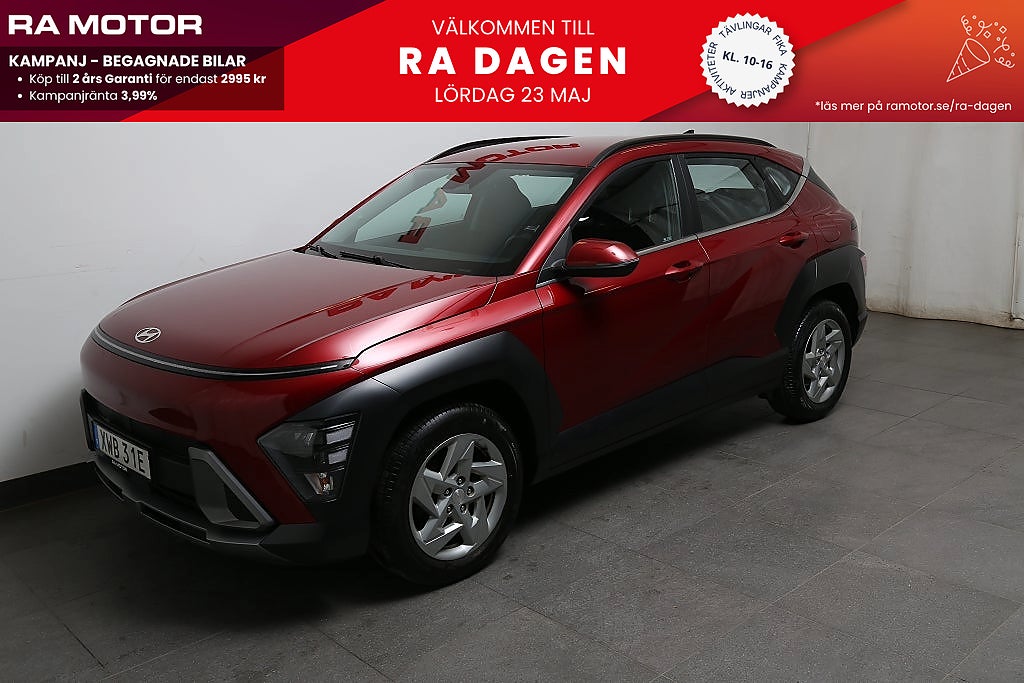 Hyundai Kona 1,0 T-GDI 120hk Essential Aut Navi CarPlay Dragkrok