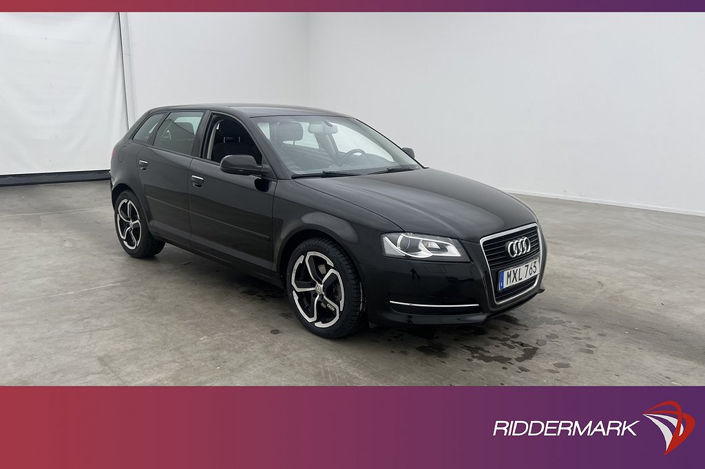 Audi A3 Sportback 2.0 TDI 140hk Attraction Farthållare Drag