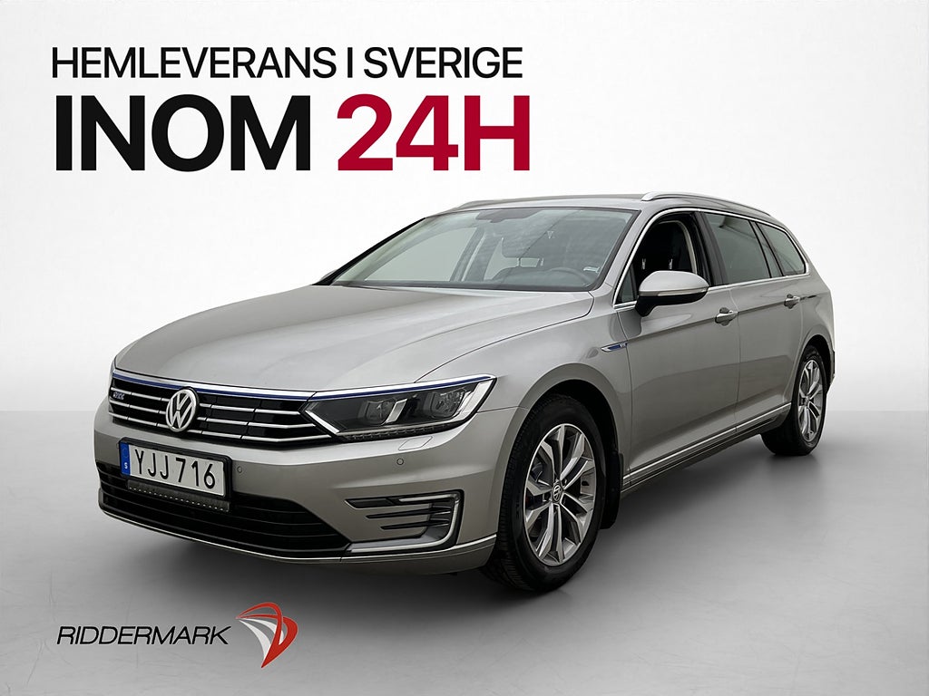 Volkswagen Passat GTE 1.4 TSI Kamera Carplay Drag 0.17l/mil