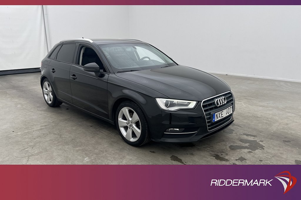 Audi A3 2.0 TDI 150hk Sport Edt P-Sensorer Halvskinn Drag