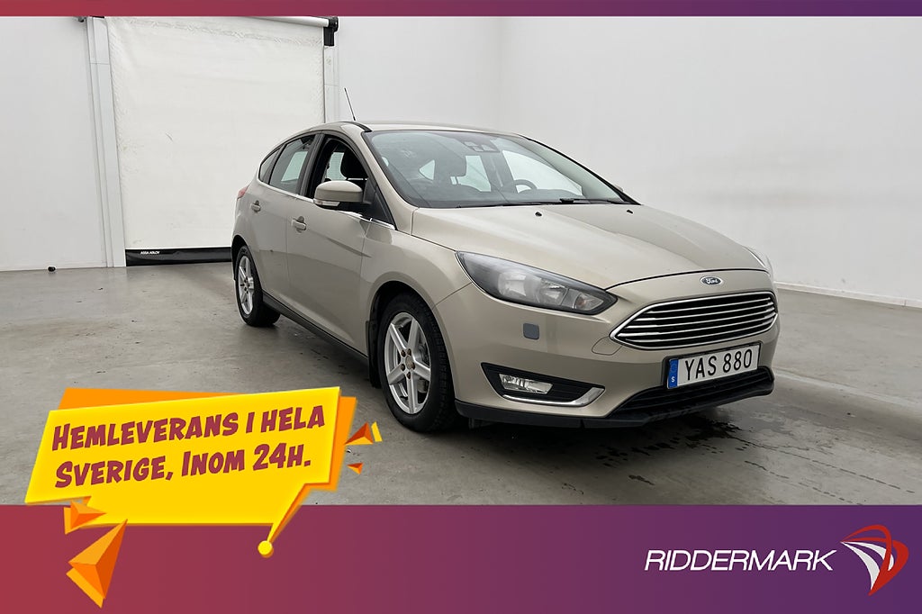 Ford Focus 1.5 TDCi Titanium Keyless P-Sensorer Bluetooth