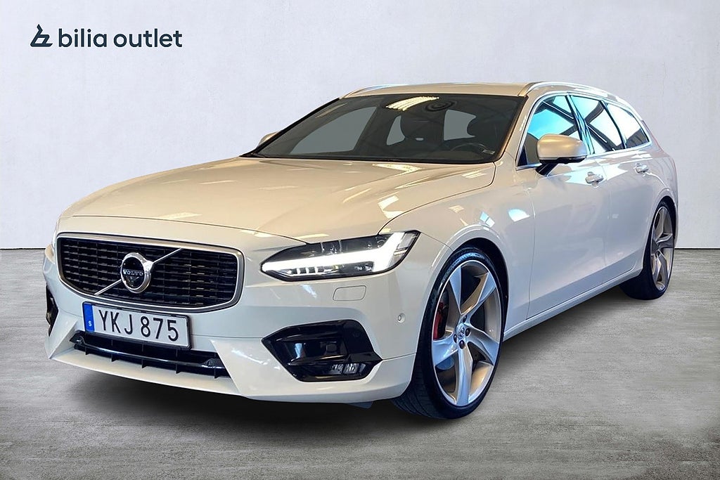 Volvo V90 D5 AWD R-Design 235hk / Drag 360°kam Navi Värmare VOC 