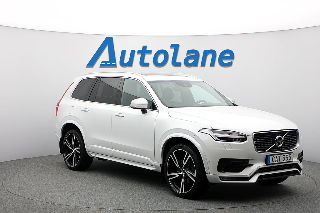 Volvo XC90 T5 AWD R-Design, B&W, Pano, 7-sits, HUD, 22" 250hk