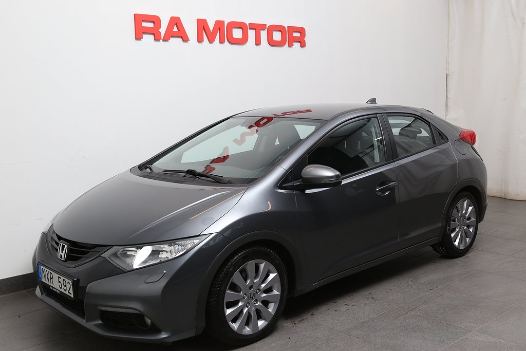 Honda Civic 1,6 i-DTEC 120hk Sport 5D Motorvärmare 2013