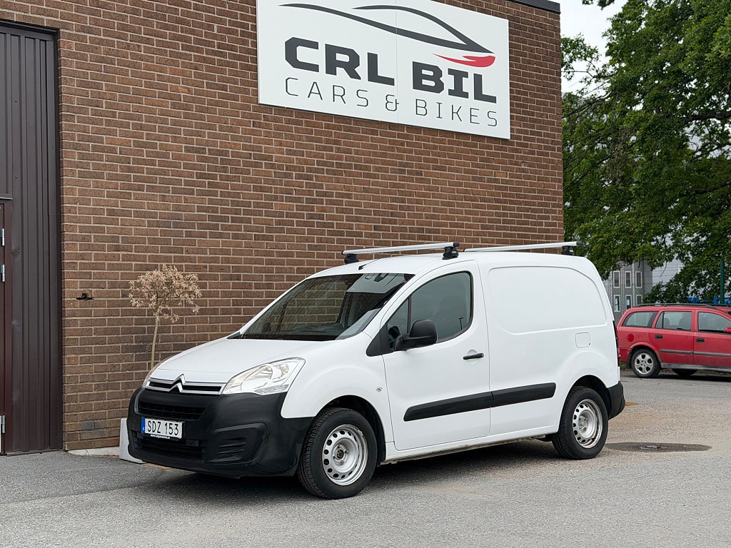 Citroën Berlingo Van 1.6 BlueHDi Euro 6 Dragkrok Webasto Värmare Carplay