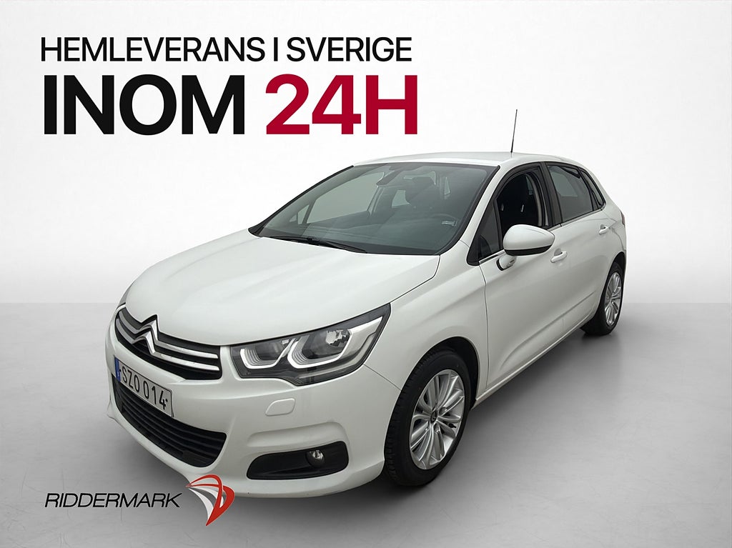 Citroën C4 1.2 e-THP 130hk P-Sensorer Navigation Farthållare