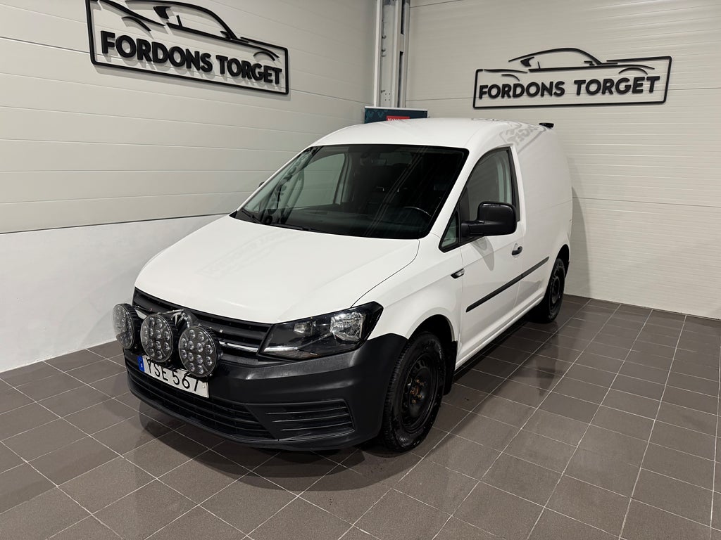 Volkswagen Caddy Van 2.0 TDI BMT D-värmare på fjärr|Nybesiktad|Blåtand|