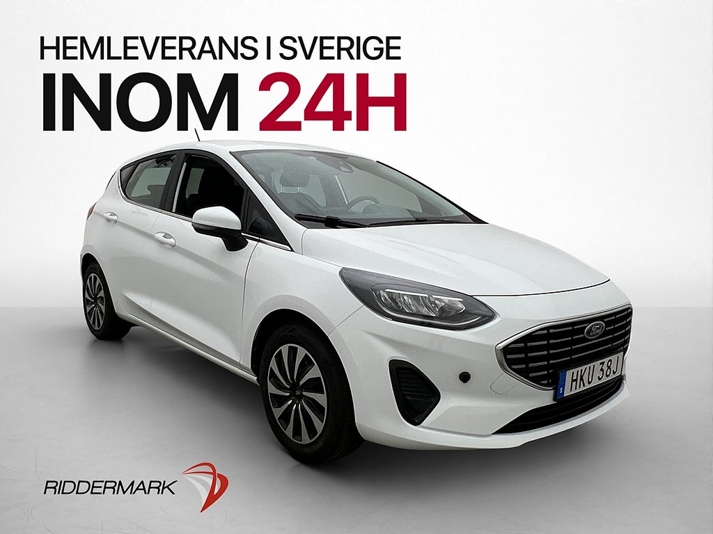 Ford Fiesta 1.0 EcoBoost 95hk Carplay P-sensor M-värm