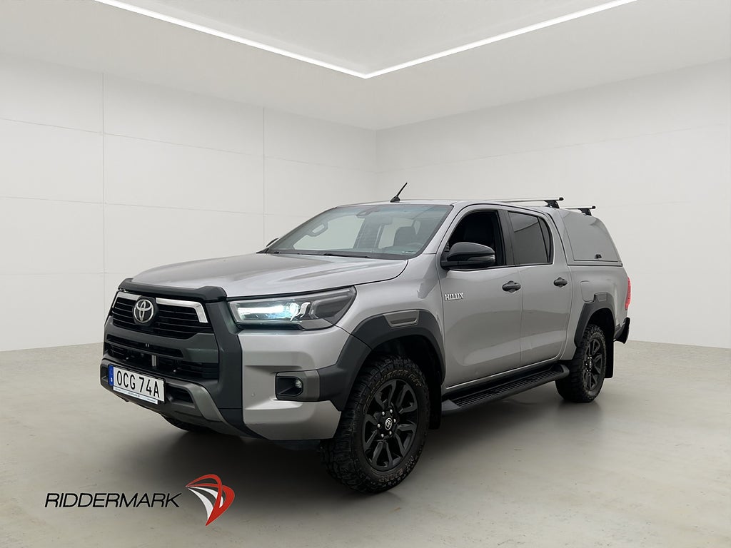 Toyota Hilux Invincible 2.8 4WD Dragkrok JBL Kåpa Diff Moms
