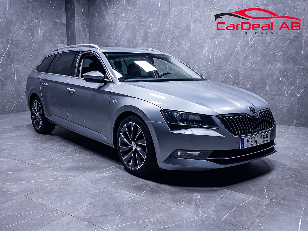 Skoda Superb Kombi 2.0 TDI 4x4 L&K Värmare Kamera Drag *VÄLUTRUSTAD*