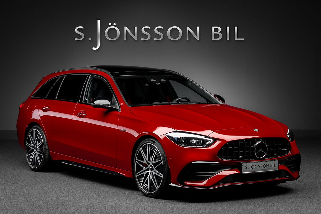 Mercedes-Benz C43 4MATIC T AMG / Skalstolar / Burmester / Panorama
