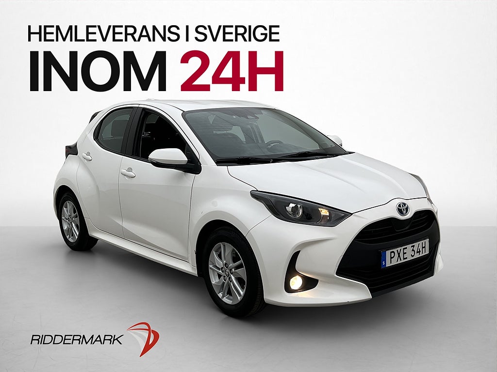 Toyota Yaris Hybrid Active Kamera CarPlay Rattvärm Adaptiv-F