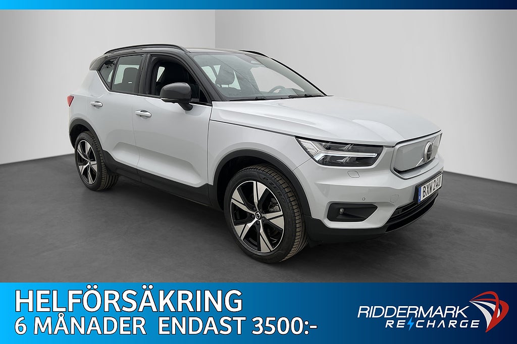 Volvo XC40 P8 AWD Recharge VOC 360° Elstolar Skinn Drag
