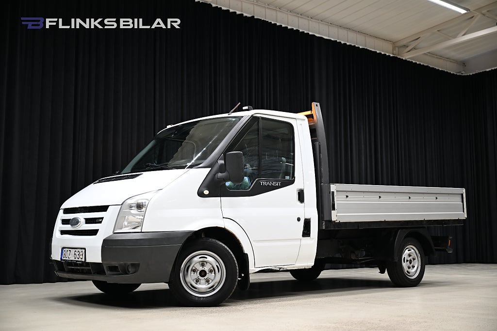 Ford Transit T300 Chassi Cab 2.2 TDCi 85HK Flak|Drag|Värmare|Leasbar