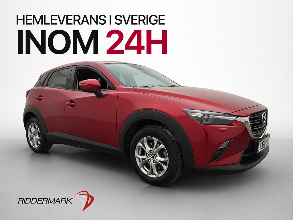 Mazda CX-3 2.0 121hk 2 Brukare Navi Döda Vinkeln Sensorer