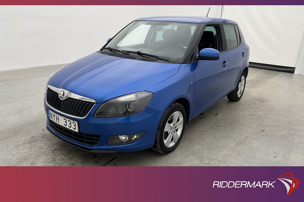 Skoda Fabia 1.2 TSI 86hk Ambition Sensorer Farthållare