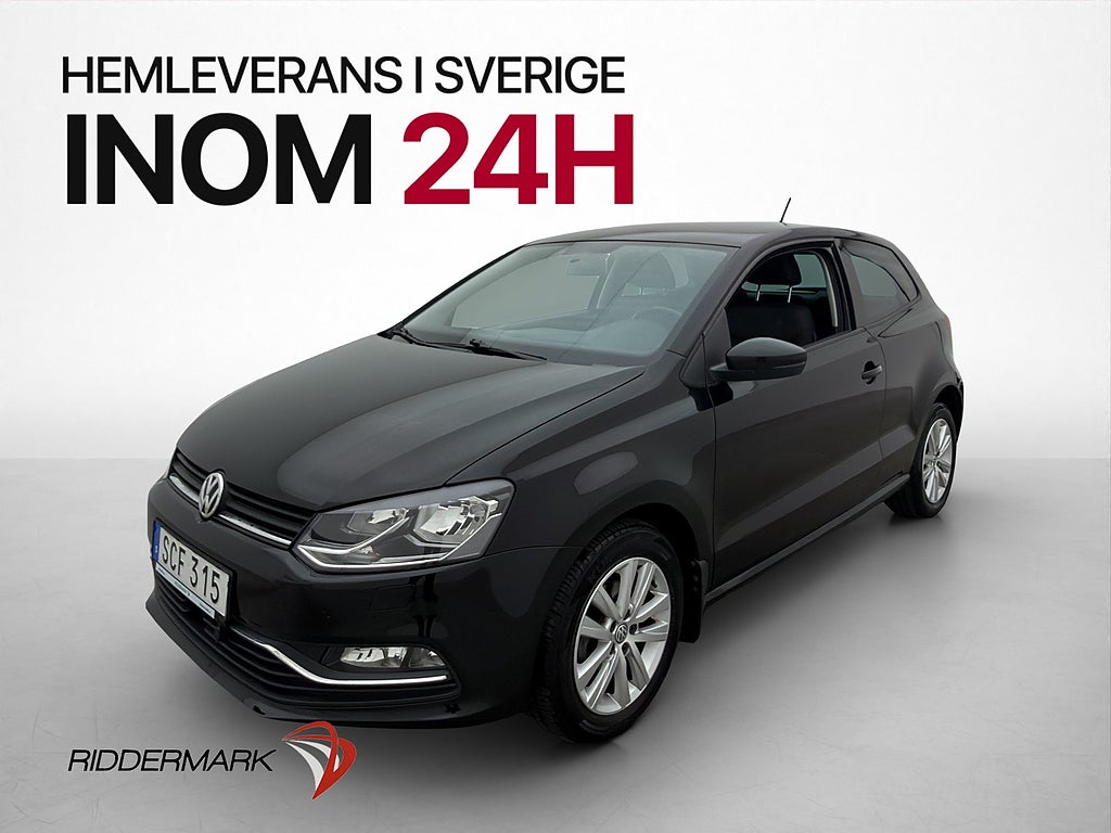 Volkswagen Polo 1.2 TSI 90hk 2-Brukare CD-Spelare Bluetooth