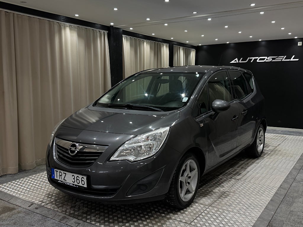Opel Meriva 1.4 Turbo Enjoy Drag Farthållare Fullservad Välvårdad