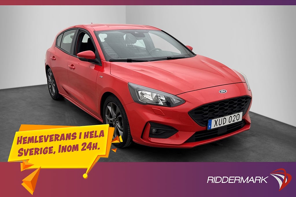 Ford Focus 1.0 EcoBoost 125hk ST-Line Kamera Adaptiv-Fart