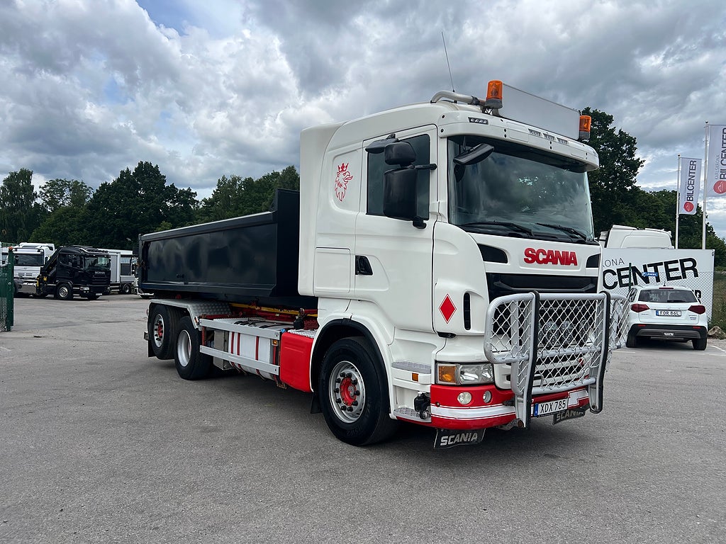 Scania R500 V8 6x2*4 Manuell Växellåda, Lastväxlare inkl flak