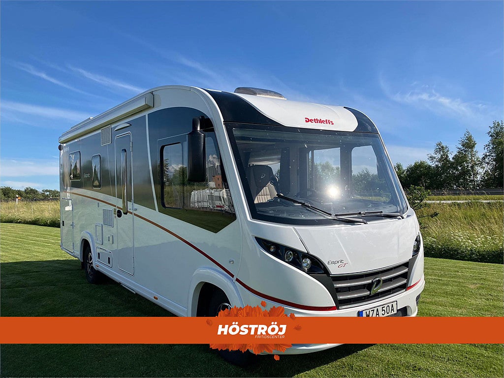 Dethleffs Esprit GT I 7150-2 ALDE, Solcell, Cykelställ.