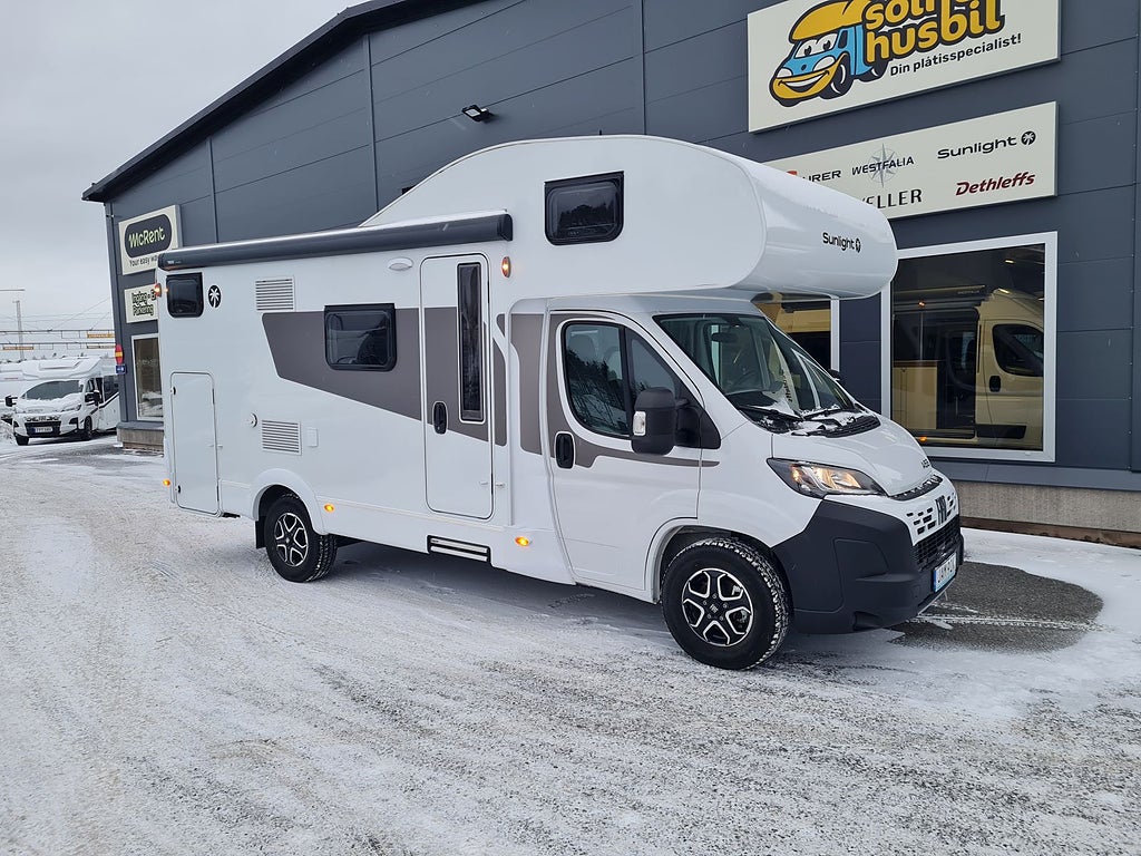 Sunlight A68 140 hk, automat, 6 platser, absolut nyskick