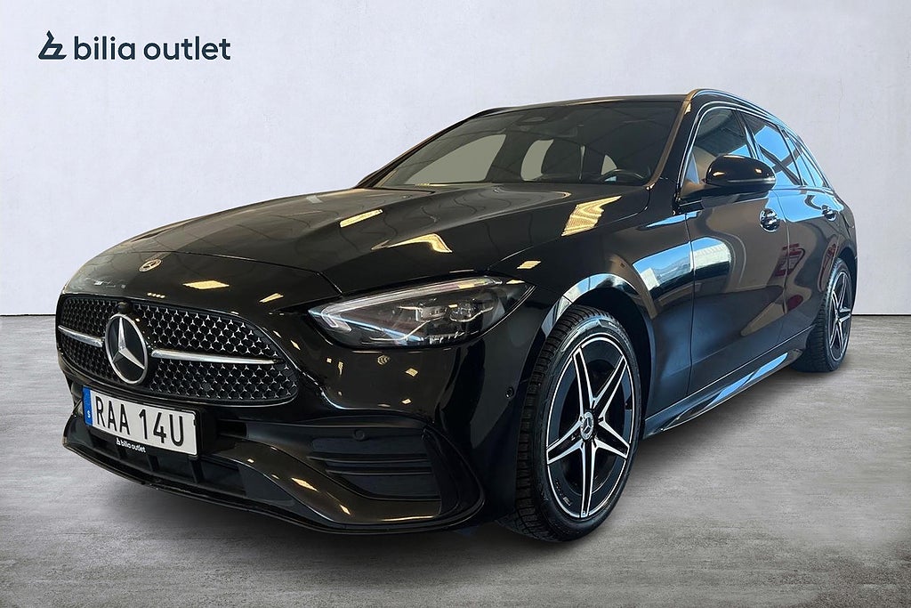 Mercedes-Benz C 300T e  AMG Line 313hk / Drag Värmare CarPlay Pano MOMS