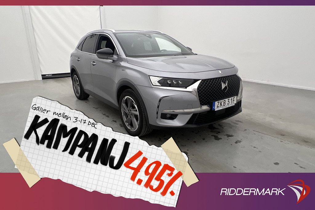 DS 7 Crossback Crossback E-Tense 300hk 4x4 Prestige 4,95% Ränta