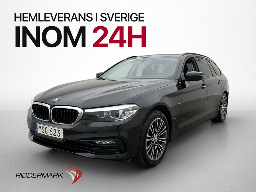 BMW 520 d 190hk xDrive Sport Line Dragkrok Kamera Rattvärme