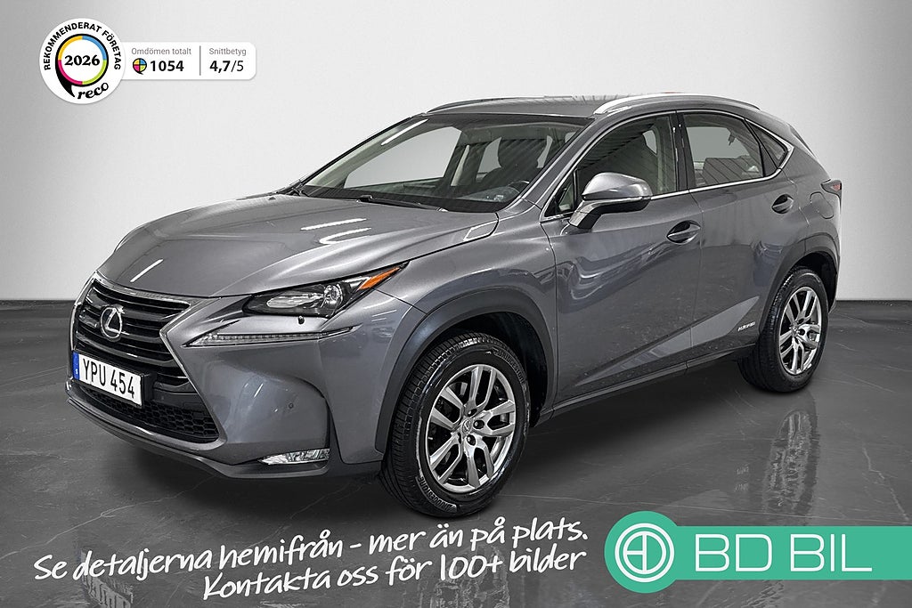 Lexus NX300H AWD 2.5 E-CVT 197HK BUSINESS BACKKAMERA HELSKINN DRAG