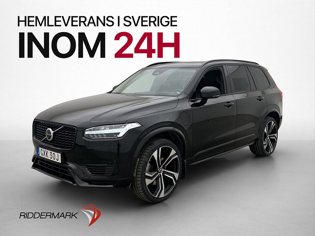 Volvo XC90 T8 AWD Ultimate Dark 7-Sits MOMS Pano B&W Luft