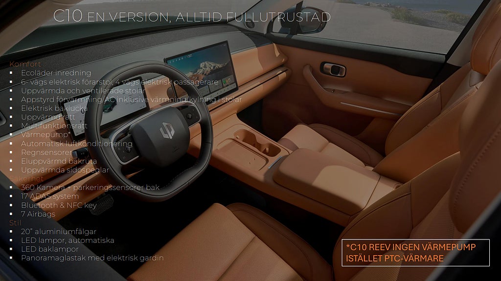 Bild på Leapmotor C10 ProMax Design 299hk Räckvidd WLTP 510km