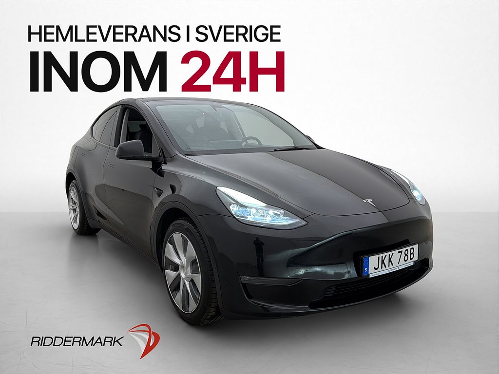 Tesla Model Y Long Range AWD 514hk Autopilot Pano Sv-såld