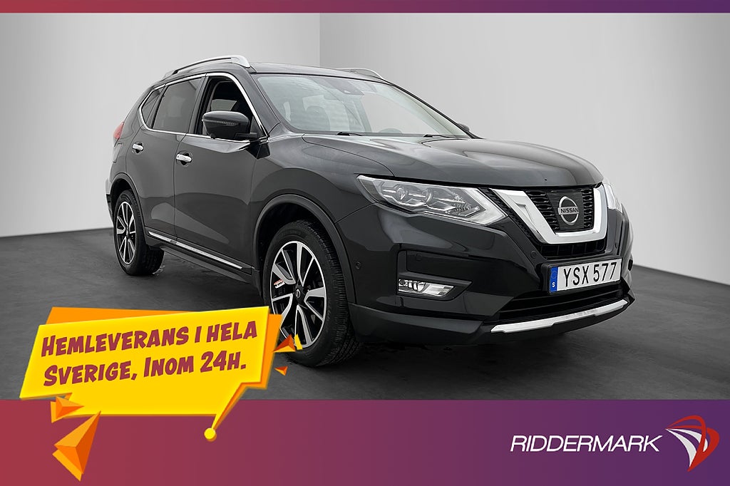 Nissan X-Trail 1.6 cDi XTRONIC 130hk Pano 7-Sits Skinn 360º