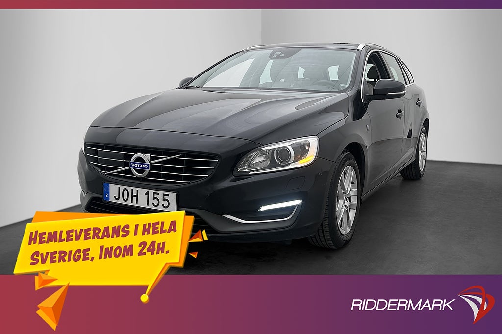 Volvo V60 D4 Ocean Race Värmare Skinn Elstol Adapt-fart BLIS