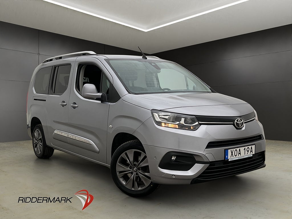 Toyota Proace City Verso Lång Ny-Kamrem Drag Kamera CARPLAY