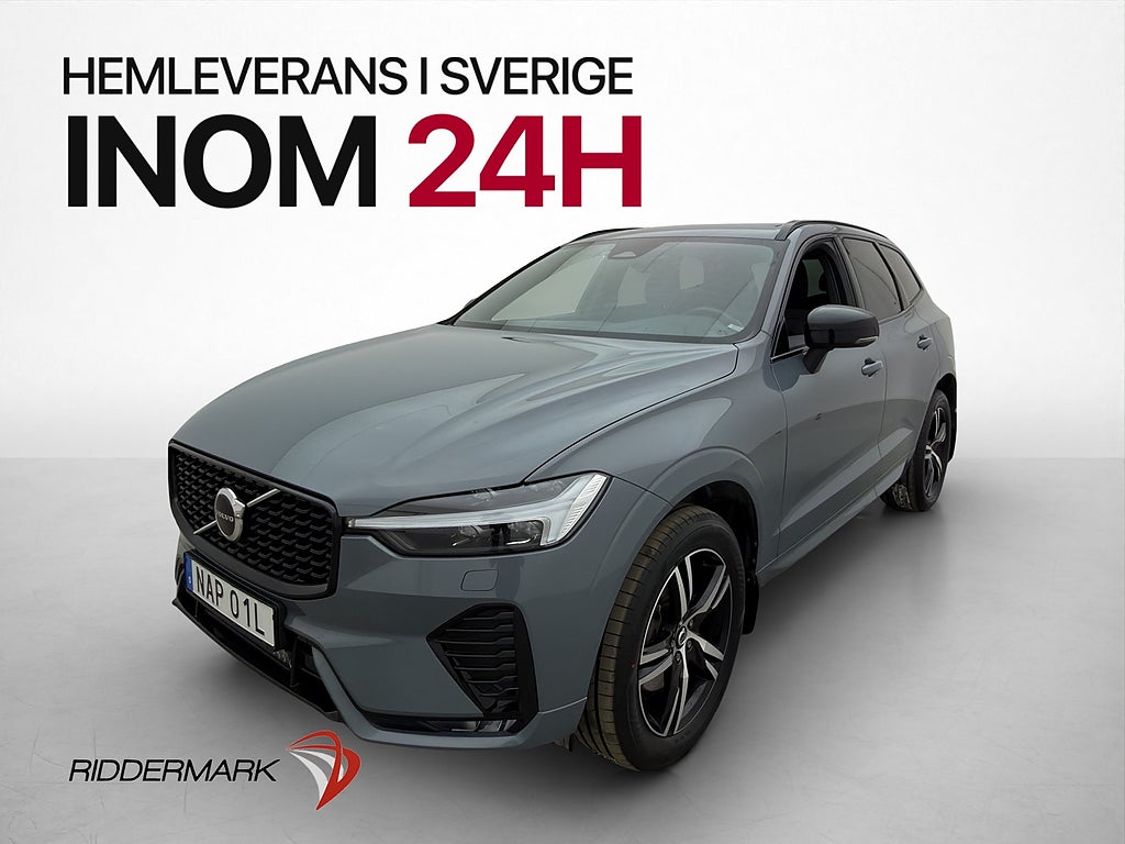 Volvo XC60 B4 AWD R-Design Värmare Kamera CarPlay Dragkrok