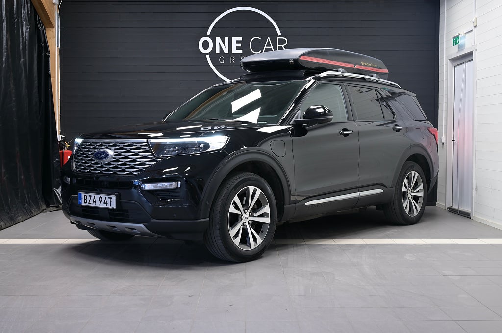 Ford Explorer Plug-In Hybrid Platinum 7-sits  MOMS Pano B&O 360 Drag 