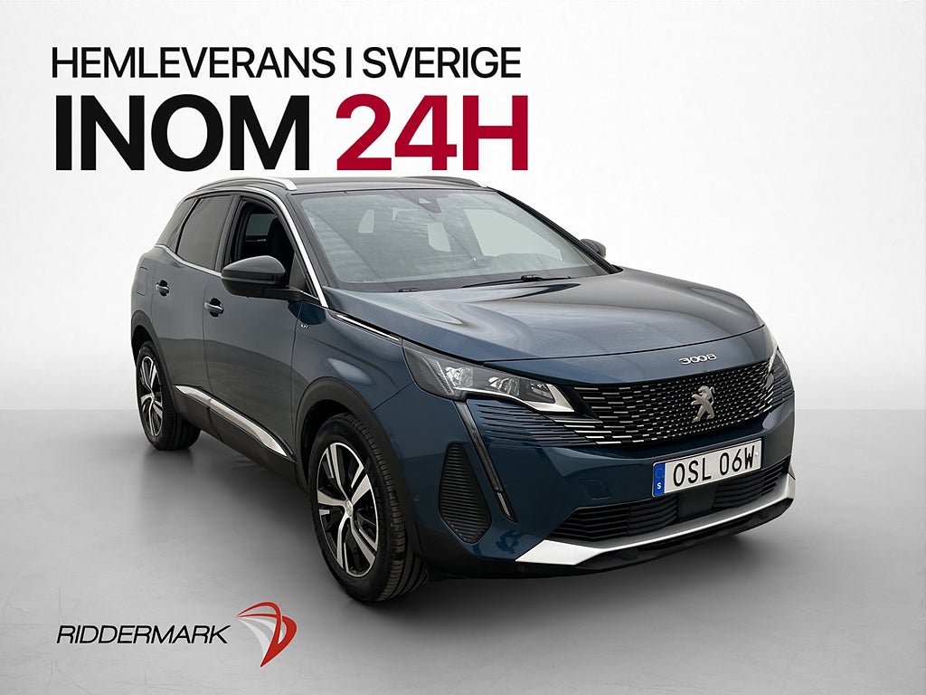 Peugeot 3008 1.2 PureTech GT Halvskinn Kamera Navi MOMS