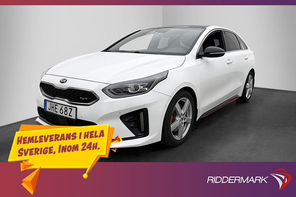 Kia ProCee'd GT 204hk Panorama JBL Kamera Rattvärme CarPlay