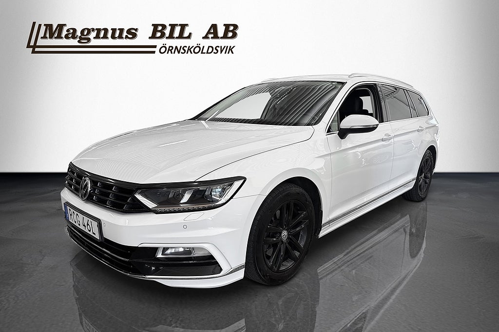 Volkswagen Passat Sportscombi 2.0 TDI 4Motion GT Drag Värmare Kamera V-hj 2019 till salu hos Magnus Bil