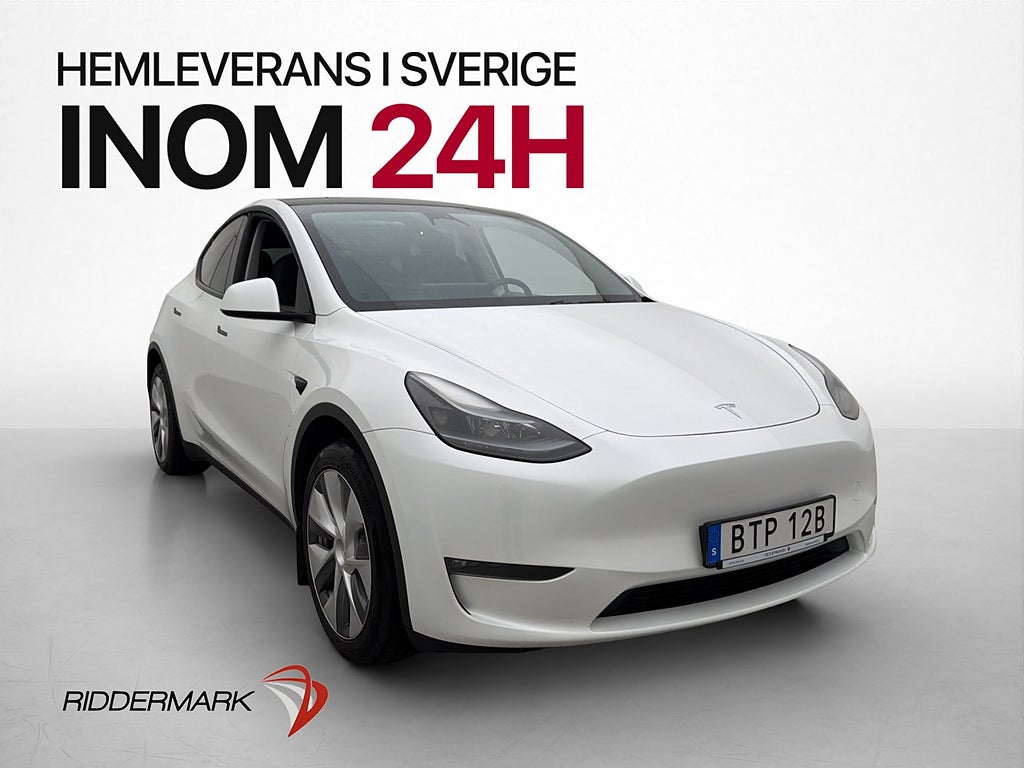 Tesla Model Y Long Range AWD Drag Autopilot Pano Skinn MOMS