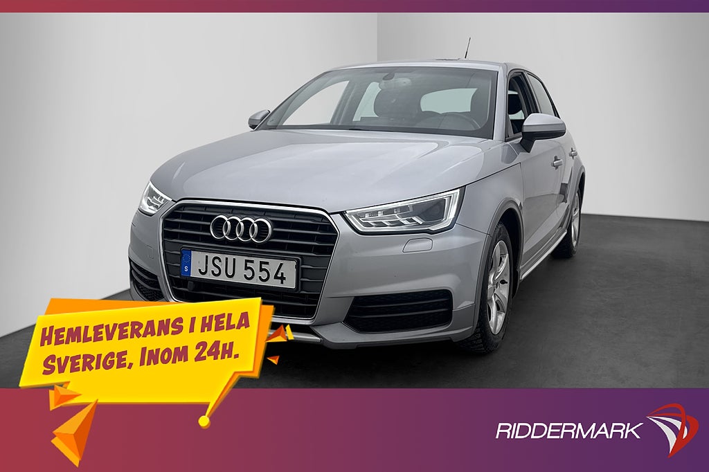 Audi A1 Sportback TFSI 125hk Proline M&K-Värmare P-Sensorer