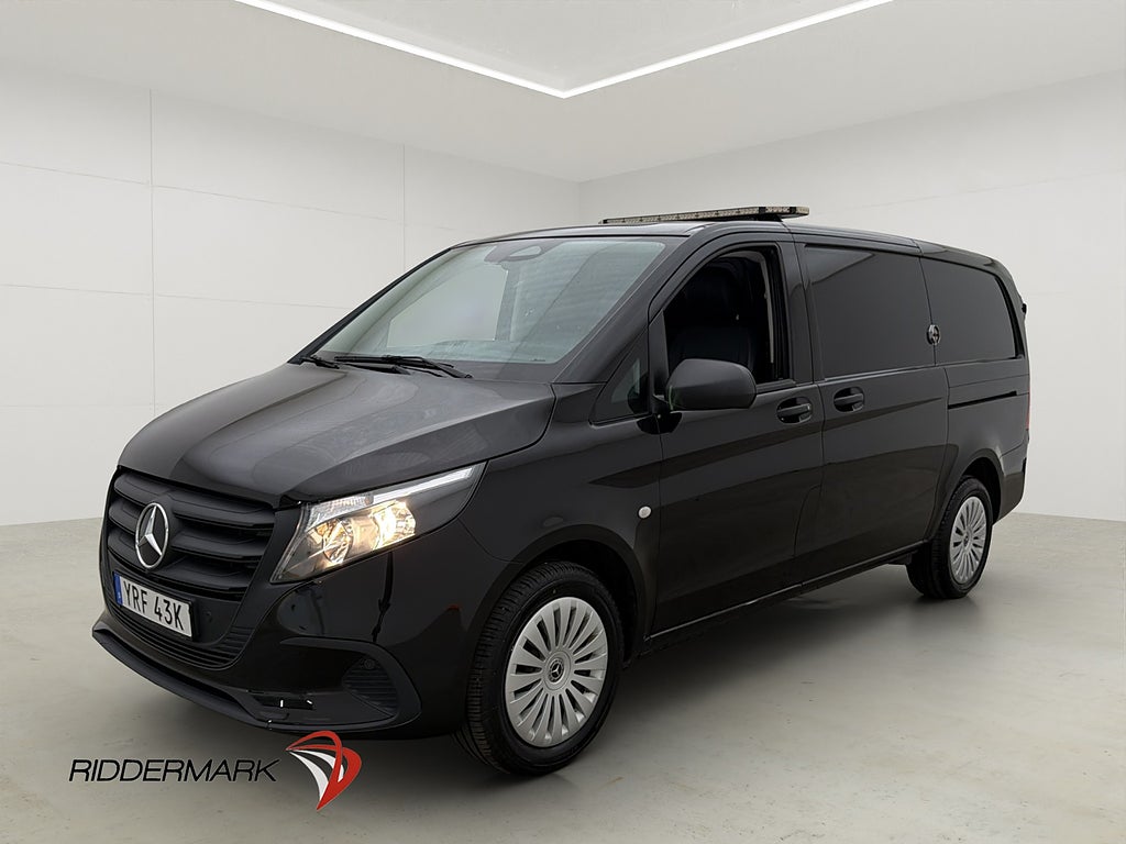 Mercedes-Benz Vito 116 L2 Värm Drag Skinn 2xDörr B-Kam Moms