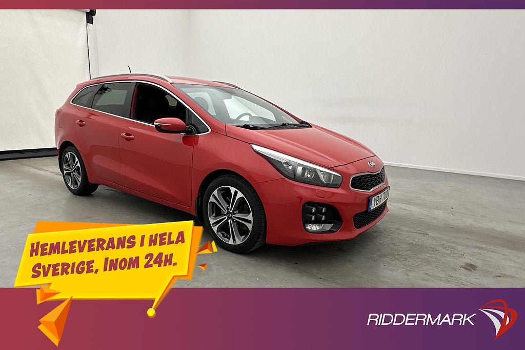 Kia Ceed SW 1.6 CRDi 136hk GT-Line Rattvärme Kamera Navi