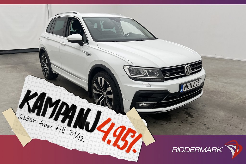 Volkswagen Tiguan 2.0 TSI 4M 190hk R-Line Cockp 4,95% Ränta