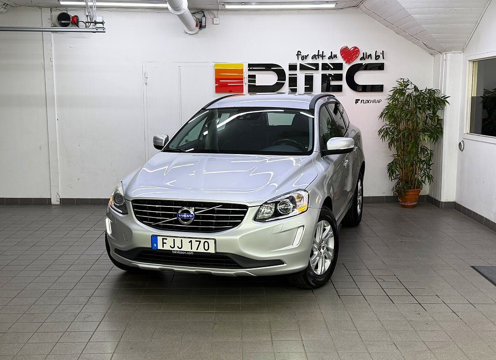 Volvo XC60 D4/AWD/Auto/Business/Drag/P-Värme/EnÄgare/KamBytt/NyBes